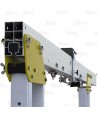 Pórtico portátil de aluminio modular para cargas pesadas de hasta 2.000 kg o tres usuarios simultáneamente