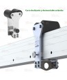 Pórtico portátil de aluminio modular para cargas pesadas de hasta 2.000 kg o tres usuarios simultáneamente