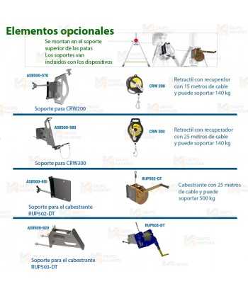 Pórtico portátil de aluminio modular para cargas pesadas de hasta 2.000 kg o tres usuarios simultáneamente