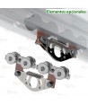 Pórtico portátil de aluminio modular para cargas pesadas de hasta 2.000 kg o tres usuarios simultáneamente