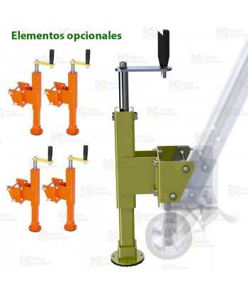 Pórtico portátil de aluminio modular para cargas pesadas de hasta 2.000 kg o tres usuarios simultáneamente