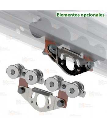 Pórtico portátil de aluminio para cargas de hasta 500 kg o un máximo de 2 usuarios