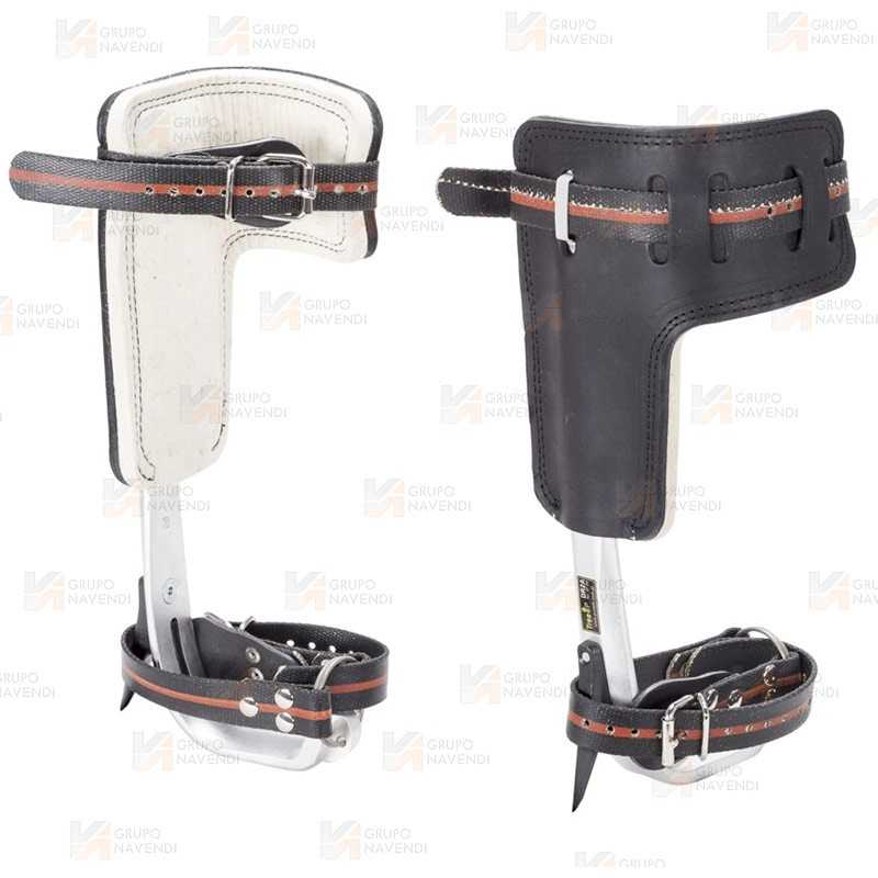 Espuelas de trepa de aluminio para trabajos de poda en altura