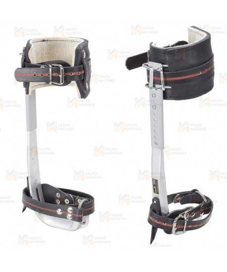 Espuelas de trepa de aluminio para trabajos de poda en altura