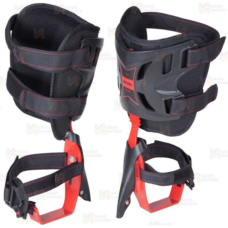 Espuelas de trepa de acero para trabajos de poda en altura