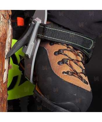 Espuelas de trepa de acero para trabajos de poda en altura