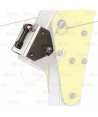 Soporte de fijación de cabestrantes a poste Davit