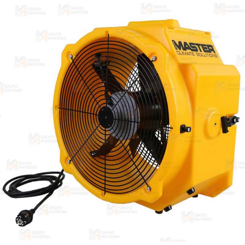 Ventilador profesional eléctrico que proporciona 6.450 m³/h