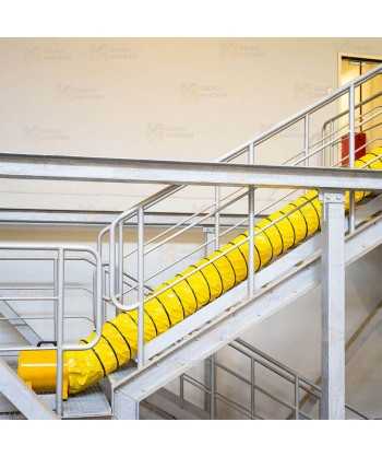 Conducto helicoidal de 7,6 m y Ø31 para ventilador BL-6800