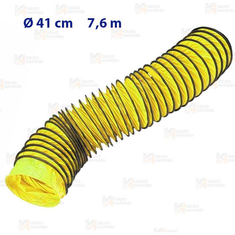 Conducto helicoidal de 7,6 m y Ø41 para ventilador BL-8800