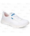 Zapatillas sanitarias antideslizantes y transpirables SRC 01 F0 color blanco