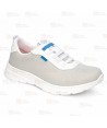 Zapatillas sanitarias antideslizantes y transpirables SRC 01 F0 color gris