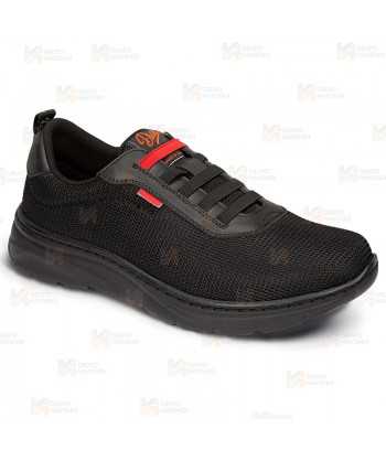 Zapatillas sanitarias antideslizantes y transpirables SRC 01 F0 color negro