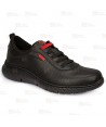 Zapatillas sanitarias antideslizantes y transpirables SRC 01 F0 color negro