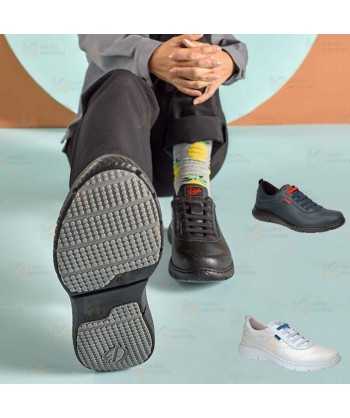 Zapatillas sanitarias antideslizantes y transpirables de micro fibra