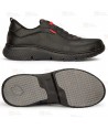 Zapatillas sanitarias antideslizantes y transpirables SRC 01 F0 color negro