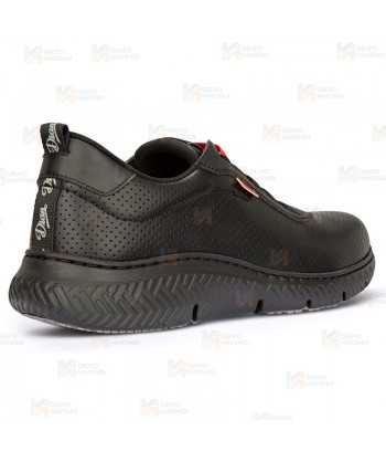 Zapatillas sanitarias antideslizantes y transpirables SRC 01 F0 color negro