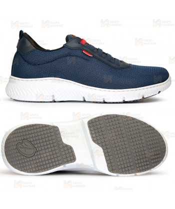 Zapatillas sanitarias antideslizantes y transpirables SRC 01 F0 color azul