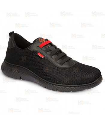 Zapatillas sanitarias antideslizantes y transpirables SRC 01 F0 color negro