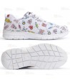 Zapatillas sanitarias estampadas antideslizantes y transpirables