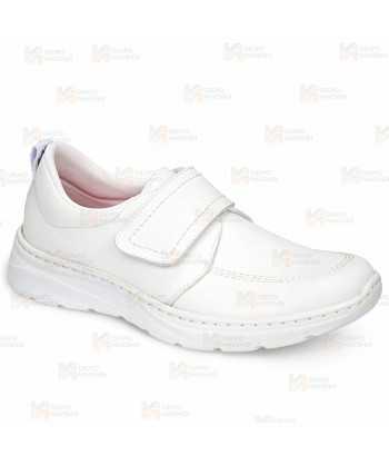 Zapato sanitario de micro fibra transpirable con cierre velcro