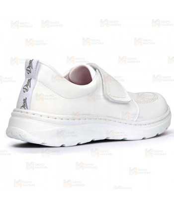 Zapato sanitario de micro fibra transpirable con cierre velcro