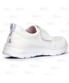 Zapato sanitario de micro fibra transpirable con cierre velcro
