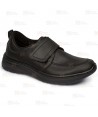 Zapato sanitario de micro fibra transpirable con cierre velcro