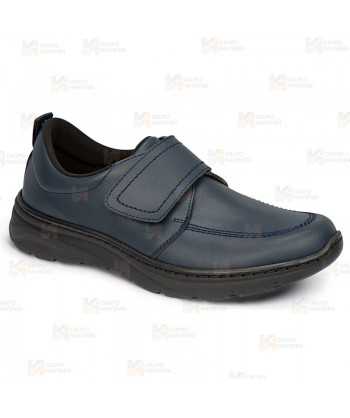 Zapato sanitario de micro fibra transpirable con cierre velcro