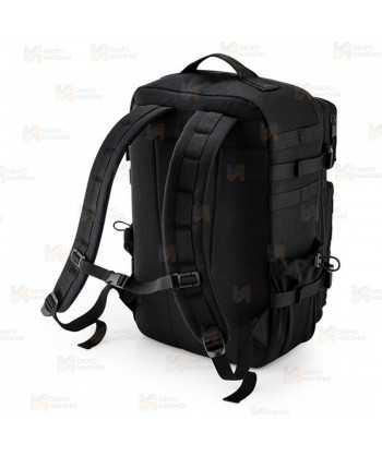 Mochila táctica Molle negra de 36 litros