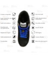 Zapato de seguridad no metálico Dunlop S3 SRC HRO ESD