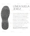 Bota baja en piel de seguridad no metálica Dunlop S3 SRC