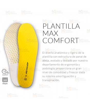 Bota baja en piel de seguridad no metálica Dunlop S3 SRC