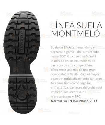 Zapato de seguridad no metálico Dunlop S3 SRC HRO