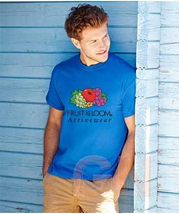 Camiseta Fruit of the Loom de algodón cuello redondo