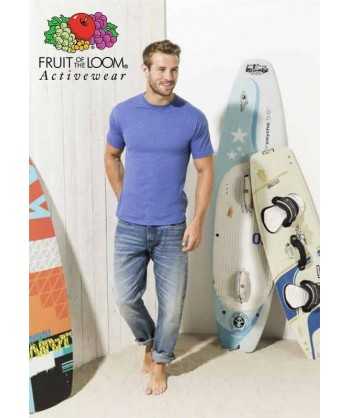 Camiseta Fruit of the Loom de algodón cuello redondo