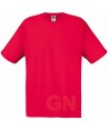 Camiseta Fruit of the Loom de algodón cuello redondo