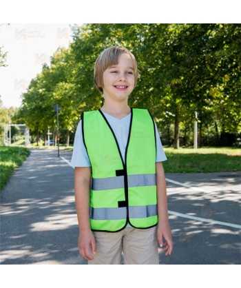 Chaleco infantil colores en alta visibilidad