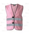 Chaleco con múltiples colores para adulto color rosa