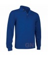 Polo de algodón de manga larga color royal