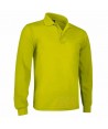 Polo de algodón de manga larga color pistacho