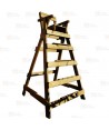Silla de vigilancia de madera para layas