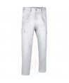 Pantalón forrado blanco contra el frío