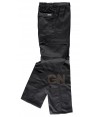 Pantalón multibolsillos con forro polar negro