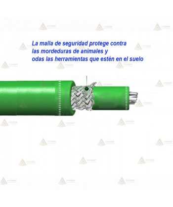 Rollo Cable armado Auto-Now de Ø 3,8 mm verde para desbrozadoras