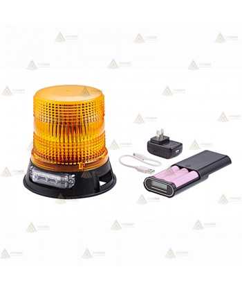Luz destellante de led con batería para señalización transportes especiales
