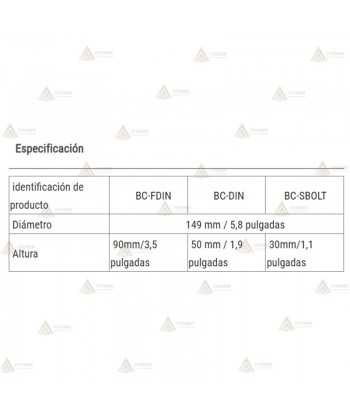 Soporte para balizas de 149 mm (5,8")