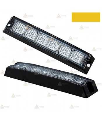 Foco direccional empotrable de 6 leds ámbar para vehículos