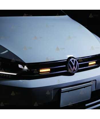 Foco direccional empotrable de 4 leds ámbar para vehículos