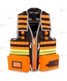 Chaleco reflectante Molle para equipos de rescate